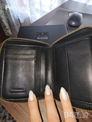 Pinko естествена кожа оригинално портмоне, снимка 6 - Портфейли, портмонета - 53868775