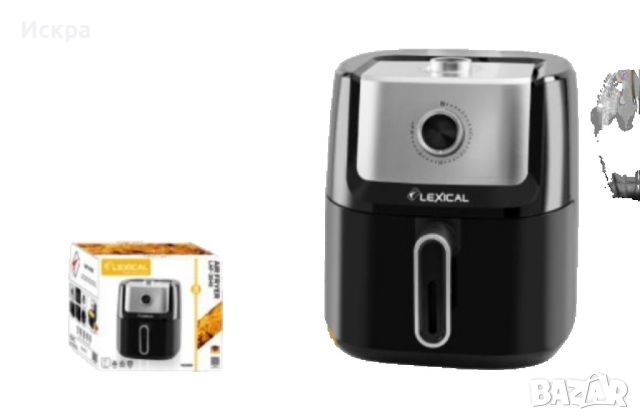 Фритюрник с горещ въздух Lexical Airfryer LAF-3040, снимка 7 - Фритюрници - 45636553