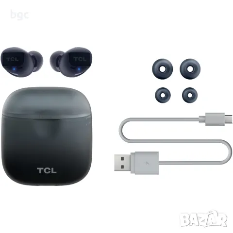 НОВИ Слушалки Вluetooth TCL True Wireless, Черен - 24 МЕСЕЦА ГАРАНЦИЯ, снимка 2 - Слушалки и портативни колонки - 49469564