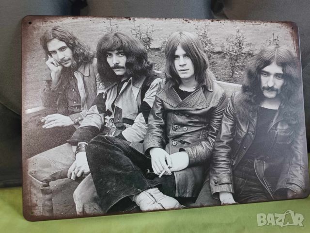 Black Sabbath 1970-метална табела (плакет), снимка 2 - Китари - 45956323