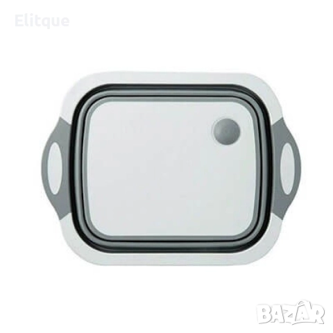 Многофункционална сгъваема дъска за рязане - леген с тапа, снимка 9 - Други - 52896404