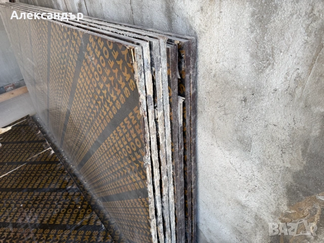 12 бр. платна за кофраж втора употреба - 244/122 – 20мм., снимка 3 - Строителни материали - 53884907