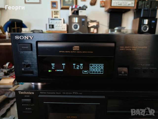 CD плеър Sony CDP-897, снимка 3 - Аудиосистеми - 46007324