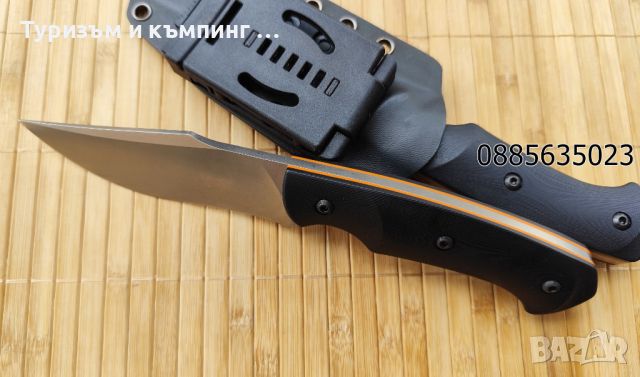 Ловен нож /ръчна изработка и стомана D2 / - модел 2, снимка 1 - Ножове - 46232659