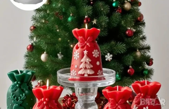 Молд коледен чувал , снимка 4 - Форми - 51290903