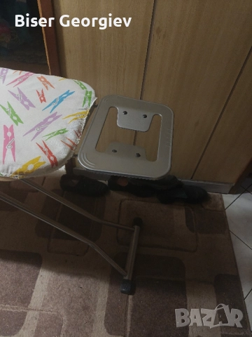 дъска за гладене здрава яка с място за ютията , снимка 4 - Ютии - 52101316