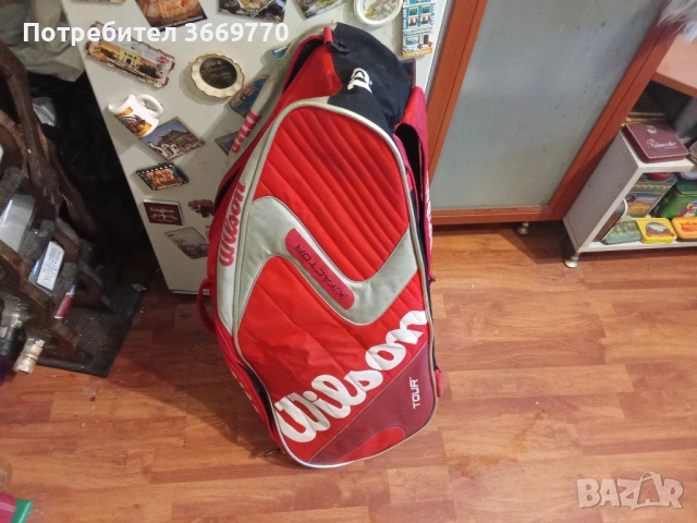 Тенис сак Wilson K Factor Tour, снимка 4 - Тенис - 53413439