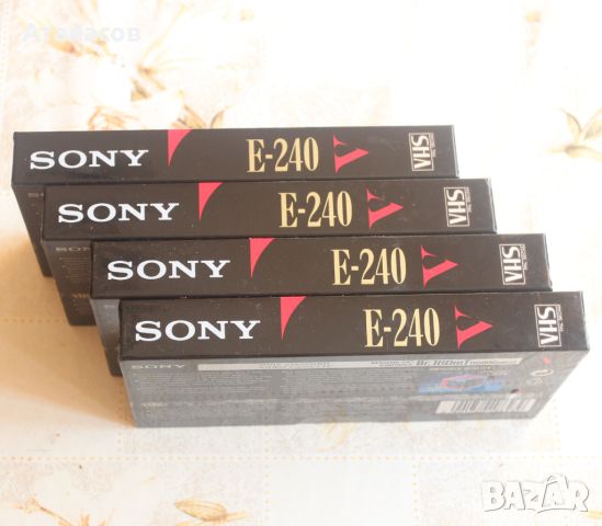 Видеокасети SONY 240min VHS Video Cassettes Tapes, снимка 5 - Плейъри, домашно кино, прожектори - 46421382