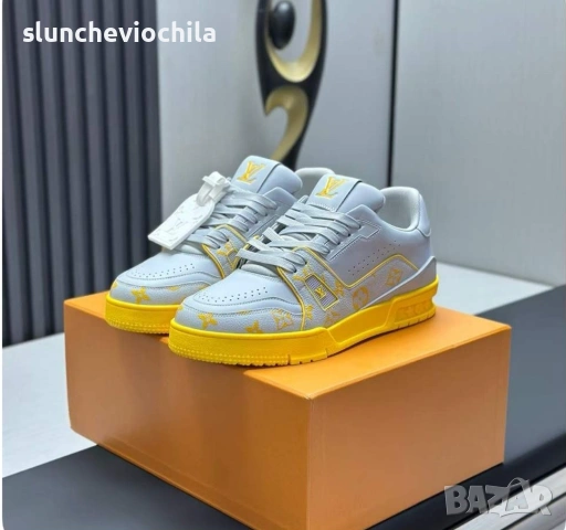 Обувки LV Classic Sneaker louis vuitton, снимка 14 - Маратонки - 54124327