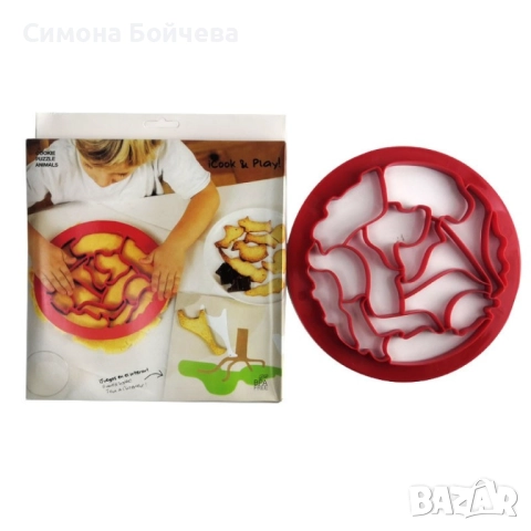 Силиконова форма за сладки и бисквити - сърца, снежинки или животинки, снимка 4 - Форми - 52843429