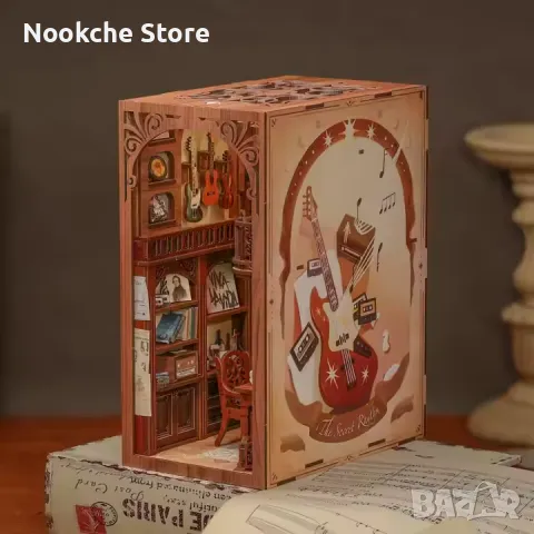 Сглобяем Модел за Книги, BOOK NOOK, Декорация на Библиотека, 3D Пъзел, снимка 2 - Колекции - 49422832