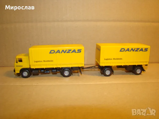 IGRA H0 1/87 LIAZ SKODA EUROPE КАМИОН МОДЕЛ КОЛИЧКА ТИР, снимка 1