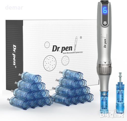 Dr.Pen M8S Професионална безжична микроигла писалка 22 резервни касети, снимка 1 - Други - 46447181