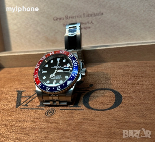 Луксозен Мъжки Часовник ROLEX, снимка 13 - Мъжки - 53434389