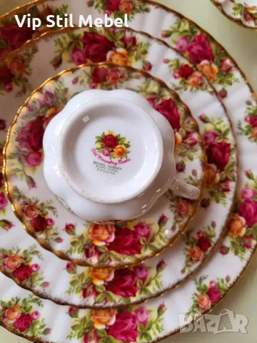 Английски чашки Royal Albert Old County Rose , снимка 14 - Антикварни и старинни предмети - 46897275