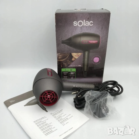 Мощен професионален сешоар с дифузер, концентратор и йонизация , снимка 3 - Сешоари - 51651567