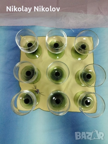 9 броя Roemer Schott Zwiesel W.Германия 70, снимка 4 - Сервизи - 53612201