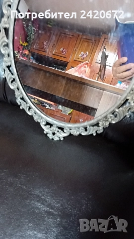 Старо огледало барок, снимка 4 - Други ценни предмети - 52225585