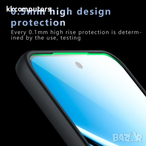 Защитен калъф с Протектор за Xiaomi Redmi 15 5G/4G | Удароустойчив PC+TPU, MagSafe |Цвят: Черен, снимка 7 - Калъфи, кейсове - 51995424