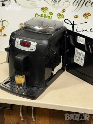 Кафемашина кафе автомат Saeco INTELİA с гаранция, снимка 5 - Кафемашини - 53556336