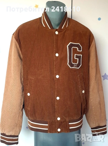 Gant Brown Colorblocked Bomber Jacket Size M НОВО !ОРИГИНАЛ! Мъжко Бомбър Яке!, снимка 12 - Якета - 53821307