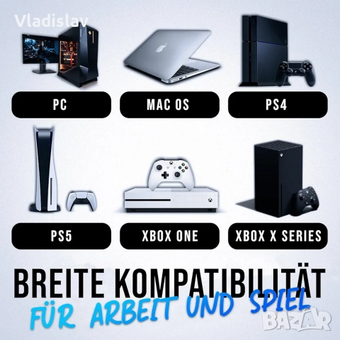 Безжична геймърска клавиатура KLIM, снимка 7 - Клавиатури и мишки - 52160472