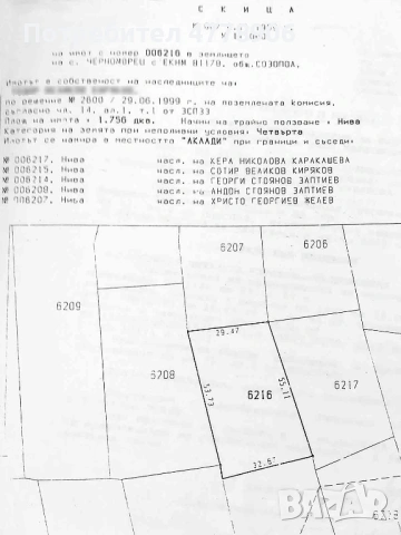 Обезщетение на морето, снимка 4 - Парцели - 53991295