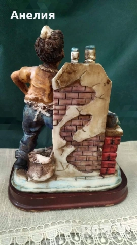 Фигура на пекар от Италия , снимка 3 - Декорация за дома - 54152539