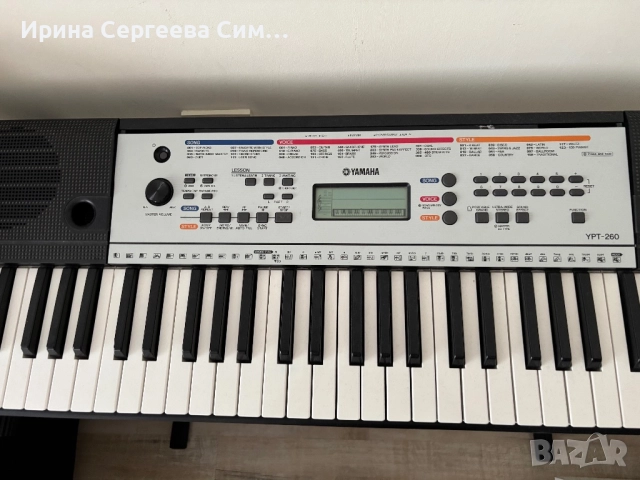 Синтезатор Yamaha ypt 260 запазен, снимка 2 - Синтезатори - 51853304
