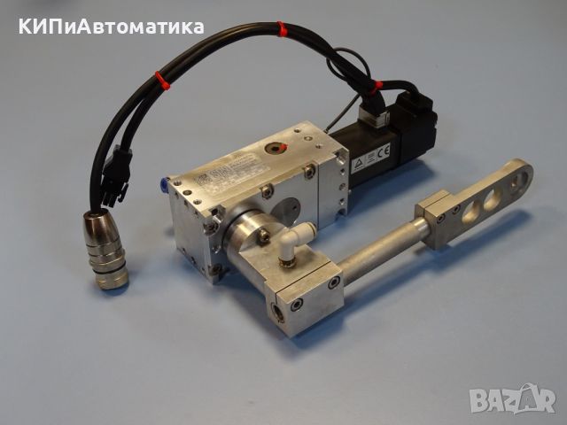 мотор редуктор MITSUBISHI HC-MFS13-S13 AC servo motor SPN 05640.0007 worm gear box, снимка 1 - Резервни части за машини - 46743013