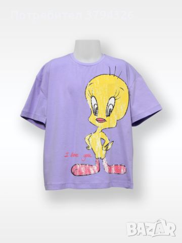 Тениска за момиче CEGISA, снимка 6 - Детски тениски и потници - 46447618