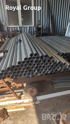 Поцинковани тръби - колове за ограда, снимка 2 - Огради и мрежи - 53744714