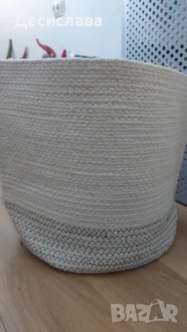 Кош плетен кош за съхранение 
