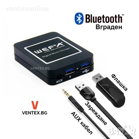 Bluetooth и USB интерфейс за Suzuki Clarion - WEFA Безплатна доставка, снимка 2 - Части - 53900311