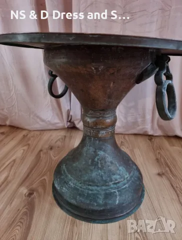 Старинен мангал Османска империя, масивен., снимка 3 - Антикварни и старинни предмети - 50019430