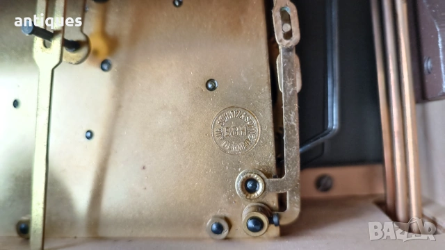 Стенен часовник с тежести - Schatz - Made in Germany -1970"г, снимка 7 - Антикварни и старинни предмети - 54135317