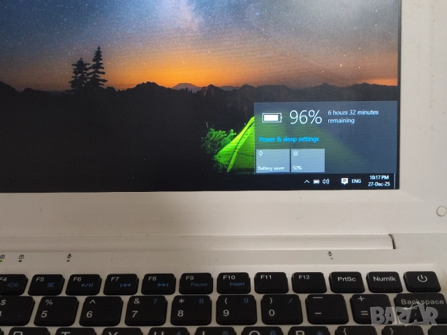Работещ нетбук. Бърз със здрава батерия, с 2GB Ram и 32GB SSD памет., снимка 5 - Лаптопи за дома - 52916130