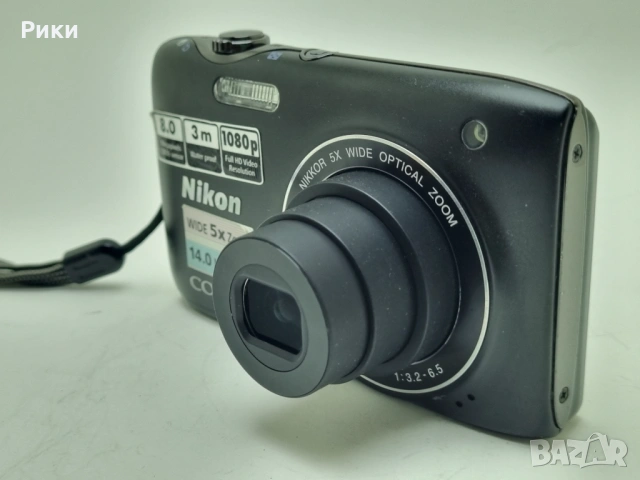 Nikon Coolpix S3100 14.0MP Digital Camera Tested, снимка 6 - Фотоапарати - 53804743