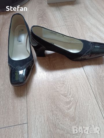 Обувки от естествена кожа Marino Costs , снимка 2 - Дамски боти - 46413221