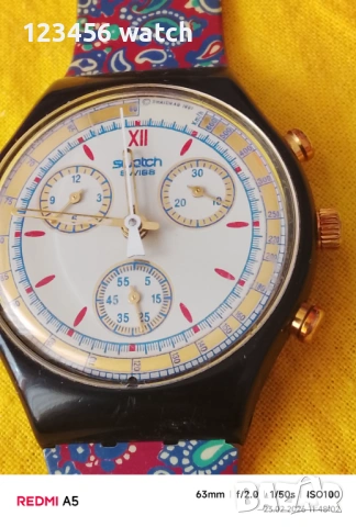 2бр красиви swatch работете первектно, снимка 2 - Мъжки - 53590808