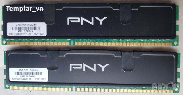 PNY 2x8 DDR3 1600 XLR 8  gaming series, снимка 1 - RAM памет - 46814823