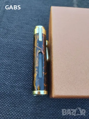 Луксозна запалка за пури с подарък резачка,два цвята, снимка 7 - Запалки - 50080259