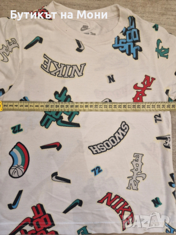 Детска памучна тениска Nike, снимка 6 - Детски тениски и потници - 53856193