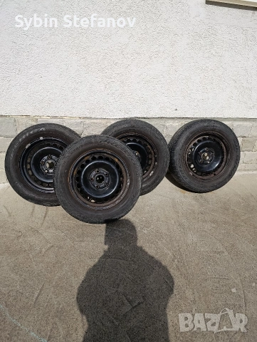 четири гуми с джанти 195/65/15, снимка 3 - Гуми и джанти - 53864538