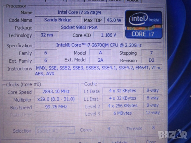 FUJITSU AH532 15.6"LED Intel Core i7 2670QM 3.10GHZ ram16gb ssd512GB , снимка 11 - Лаптопи за дома - 52847379