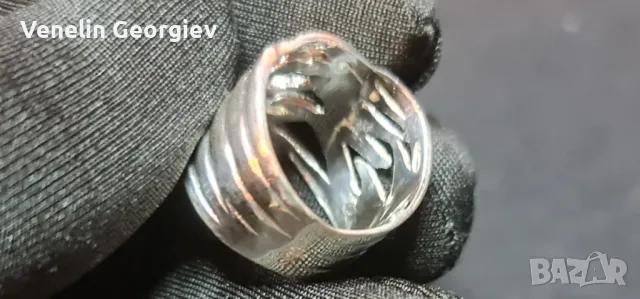 Дамски сребърни пръстени проба 925. Размер: 54-53, снимка 8 - Пръстени - 49829813