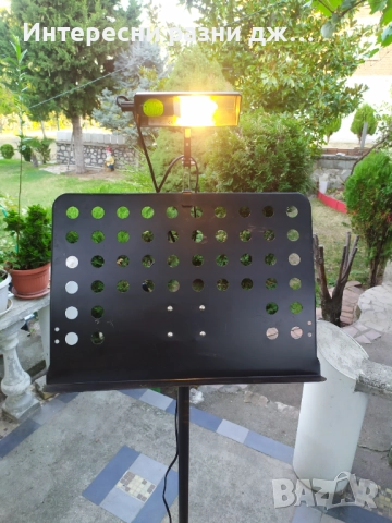 Стойка за ноти с осветление -Led , снимка 5 - Други - 51789415