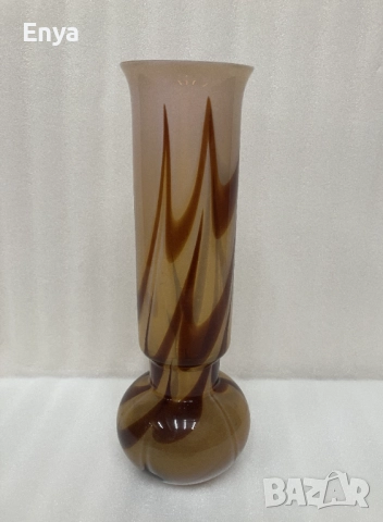 Италианска стъклена ваза от Opaline Florence