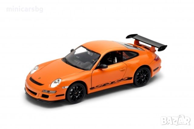 1:24 Метални колички: PORSCHE 911 GT3 RS - Welly, снимка 1 - Колекции - 45540497