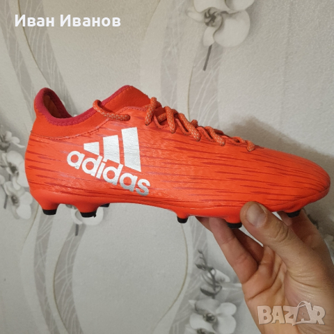 бутонки  ADIDAS X 16.3 FG  номер 43-44 , снимка 10 - Футбол - 36714448